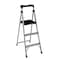 Cosco Cosco Lite Solutions 5 ft. H Aluminum Step Ladder Type II 225 lb. capacity 20-552-ABL - alternate 1